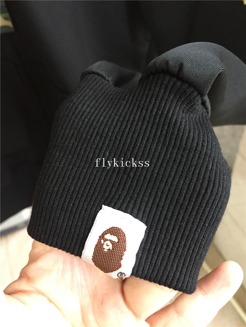 A Bathing Ape Premium BAPE Black Gold Shark Hoodie